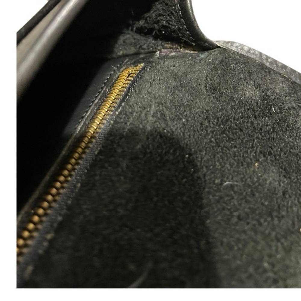 COACH VINTAGE LINDSAY CROSSBODY BAG Black Leather Purse Interior Creed - Picture 12 of 13